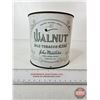 Image 4 : Walnut Tobacco Tin (Measures : 5-1/2"H x 5-1/4"Dia)