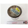 Image 6 : Walnut Tobacco Tin (Measures : 5-1/2"H x 5-1/4"Dia)