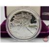Image 2 : American Eagle : One Ounce Proof Fine Silver Bullion Coin : 1986 (COA 99.99%) (GST Exempt)