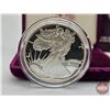 Image 2 : American Eagle : One Ounce Proof Fine Silver Bullion Coin : 1988 "S" (COA 99.99%) (GST Exempt)