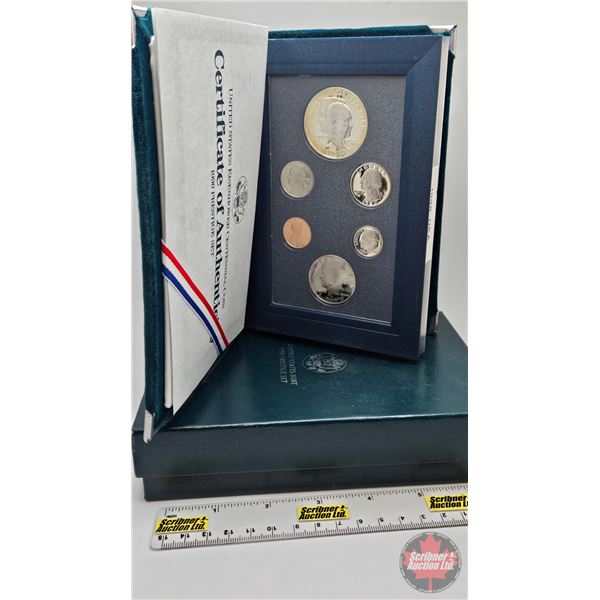 USA : Eisenhower Centennial 1990 Prestige Six-Coin Set (COA)