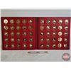 Image 2 : The Franklin Mint 1969 : States of the Union Series : First Edition : Solid Bronze Proof Fifty-Coin 