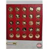 Image 4 : The Franklin Mint 1969 : States of the Union Series : First Edition : Solid Bronze Proof Fifty-Coin 