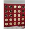 Image 6 : The Franklin Mint 1969 : States of the Union Series : First Edition : Solid Bronze Proof Fifty-Coin 