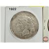 Image 2 : USA Peace Dollars (2): 1922; 1922