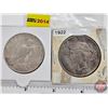Image 4 : USA Peace Dollars (2): 1922; 1922