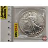 Image 1 : USA American Silver Eagle Bullion One-Dollar Coin : 1oz Fine Silver 1986