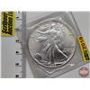 Image 1 : USA American Silver Eagle Bullion One-Dollar Coin : 1oz Fine Silver 1988