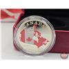 Image 2 : RCM Canada 2015 : $3 Fine Silver Coin : 50th Anniversary of the Canadian Flag (COA #12808) (99.99%) 