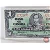 Image 2 : Bank of Canada $1 Bill 1937 : Coyne/Towers #ZM7722673 (BCS Cert: Almost UNC 58 Original)