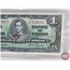 Image 3 : Bank of Canada $1 Bill 1937 : Coyne/Towers #ZM7722673 (BCS Cert: Almost UNC 58 Original)