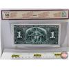 Image 4 : Bank of Canada $1 Bill 1937 : Coyne/Towers #ZM7722673 (BCS Cert: Almost UNC 58 Original)