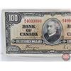 Image 2 : Bank of Canada $100 Bill 1937 : Coyne/Towers #BJ4693090 (BCS Cert: Very Fine 25)