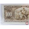 Image 5 : Bank of Canada $100 Bill 1937 : Coyne/Towers #BJ4693090 (BCS Cert: Very Fine 25)