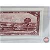Image 6 : Canada $2 Bill 1954 : Beattie/Rasminsky #ER3526943 (BCS Cert: Almost UNC 58 Original)