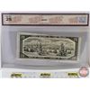 Image 4 : Canada $20 Bill 1954DF "Devil's Face" : Beattie/Coyne #DE0085499 (BCS Cert: Very Fine 25) ~ Miscut