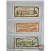 Image 6 : Canada Bills 1954 ~ Collector Combo (7) : ~ $1 Beattie/Rasminsky #DP4330747 ~ $2 Beattie/Rasminsky #