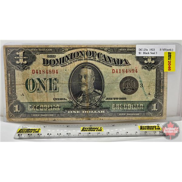 Dominion of Canada 1923 : $1 Bill : Campbell/Sellar #D4184894