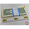 Image 3 : USA $1 Bills 2013 (100 Consecutive : BEP Bank Wrap) : #D17687801F-900F