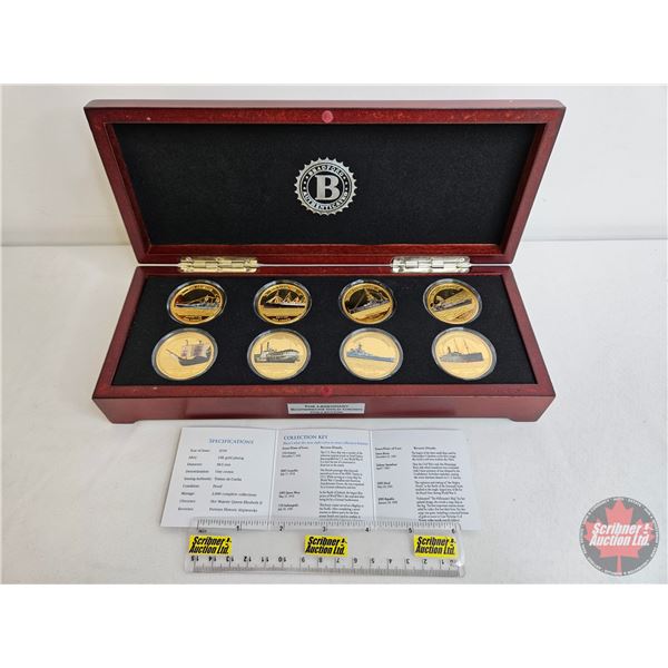 Bradford Authentic : The Legendary Shipwrecks Gold Crown Collection (24K Gold Plating) (COA) ~ 2018 