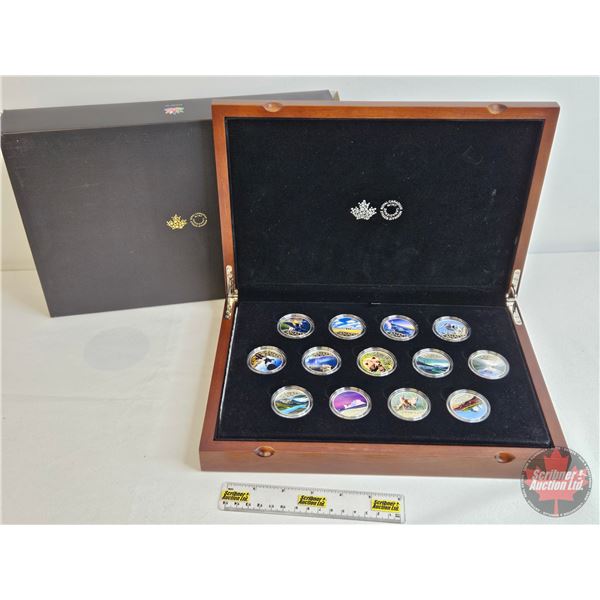 RCM Canada 2017 $10 Fine Silver Coin Collection Celebrating Canada's 150th :  ~ Peyto Lake ~ Wild Sw