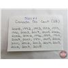 Image 7 : Canada Fifty Cent Collection (49 Coins Total : Intermittent from 1969 - 2018) in Collector Case with