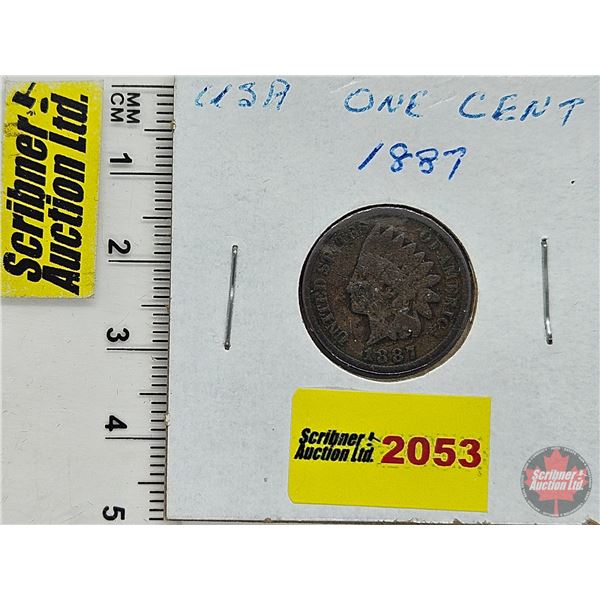 USA One Cent 1887