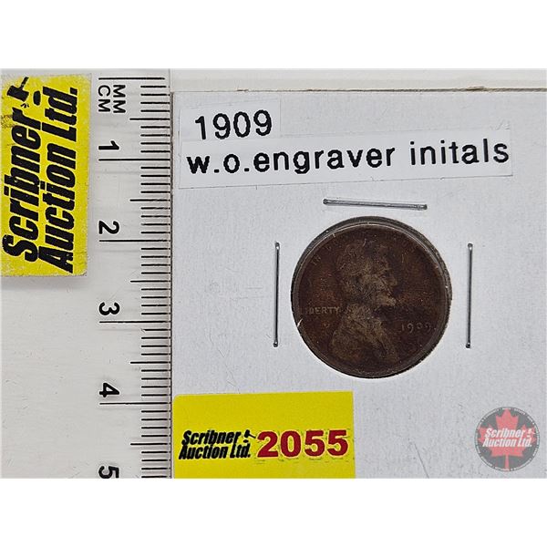 USA One Cent 1909 (Consignor Note: w/o Engraver Initials)