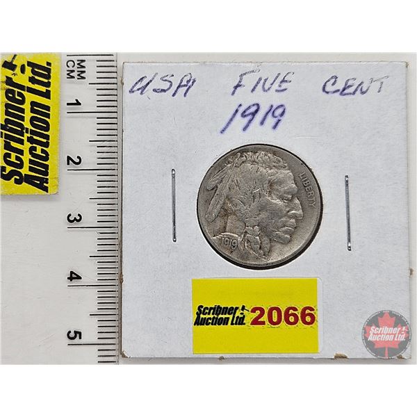 USA Five Cent 1919