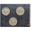 Image 2 : USA Buffalo Nickel Mint Set (Encased) : 1926 Philadelphia Mint ; 1934 Denver Mint; 1936 San Francisc