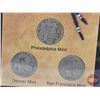 Image 3 : USA Buffalo Nickel Mint Set (Encased) : 1926 Philadelphia Mint ; 1934 Denver Mint; 1936 San Francisc