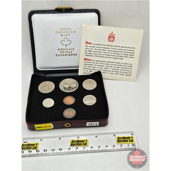 RCM Canada 1974 Specimen Double Penny Set : Winnipeg