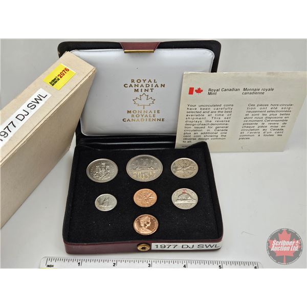 RCM Canada 1977 Specimen Double Penny Set (Consignor Tag: DJ SWL)