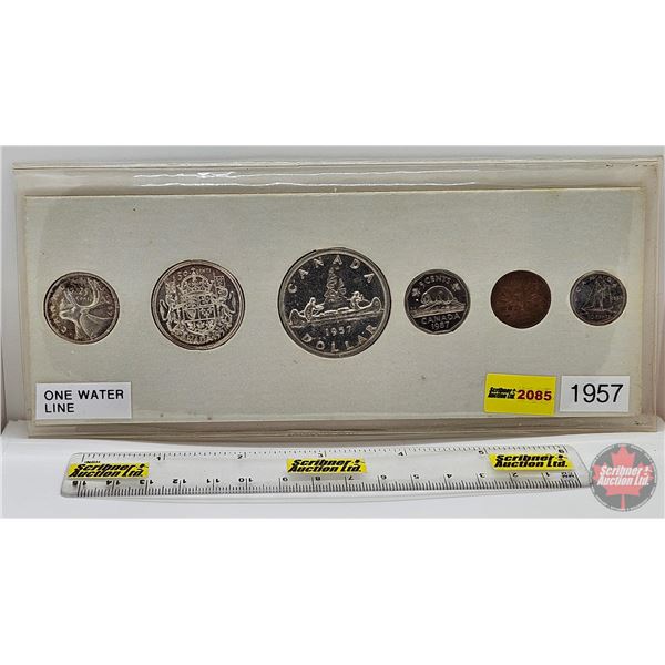 RCM Canada Proof Like Set 1957 (Consignor Note: One Water Line)