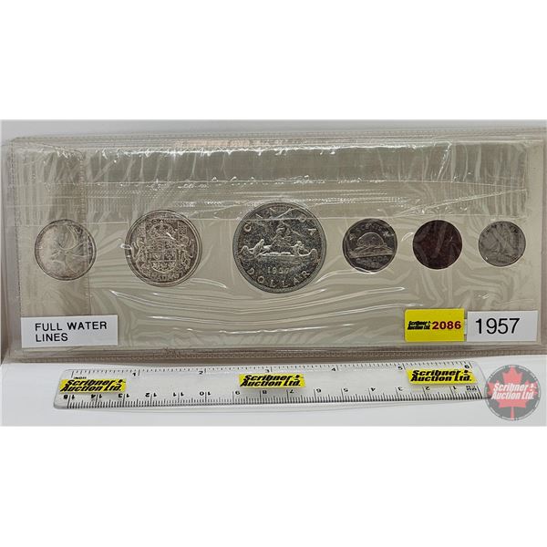 RCM Canada Proof Like Set 1957 (Consignor Note: Full Water Lines)