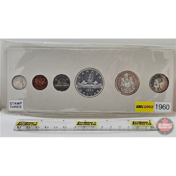 RCM Canada Proof Like Set 1960 (Consignor Note: Stamp Three)