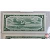 Image 7 : Canada $1 Bills 1954 (3): - Lawson/Bouey #CI9808361 - Beattie/Coyne #BL7767757 - Beattie/Rasminsky #