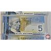 Image 4 : Canada $5 Bills 2006 (4): - Jenkins/Carney #APR1906907 - Jenkins/Carney #APS7311896 - Jenkins/Dodge 