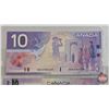 Image 2 : Canada $10 Bills (2) : - 2001 Knight/Dodge #BEK3783459 - 2005 Jenkins/Carney #BFR2888818