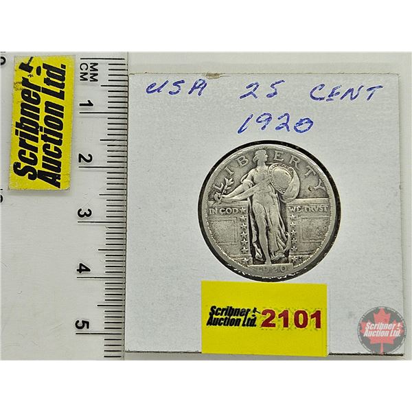 USA Twenty Five Cent 1920