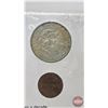 Image 3 : USA : Kennedy ~ Lincoln : Strange Similarities (One Cent / Half Dollar)