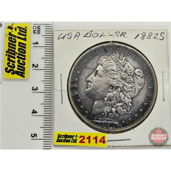 USA Morgan Dollar 1882S