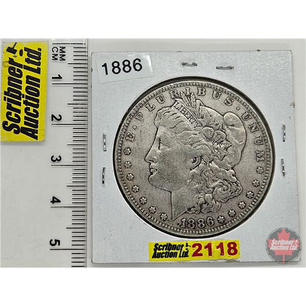 USA Morgan Dollar 1886