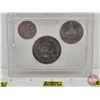 Image 2 : USA Bicentennial Coin Set 1776-1976 (Quarter ; Half Dollar ; Dollar) (Encased)