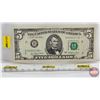 Image 1 : USA $5 Bill *Replacement 1977 : #B02952135*