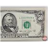 Image 3 : USA $50 Bill 1974 : #L22229929A (Two-Digit S/N)