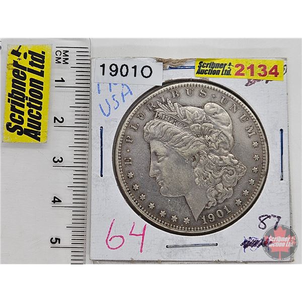 USA Morgan Dollar 1901O