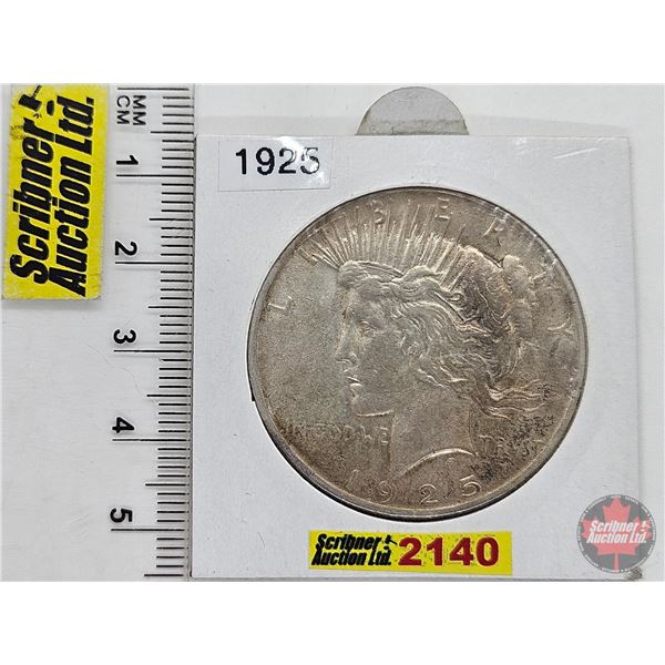 USA Peace Dollar 1925