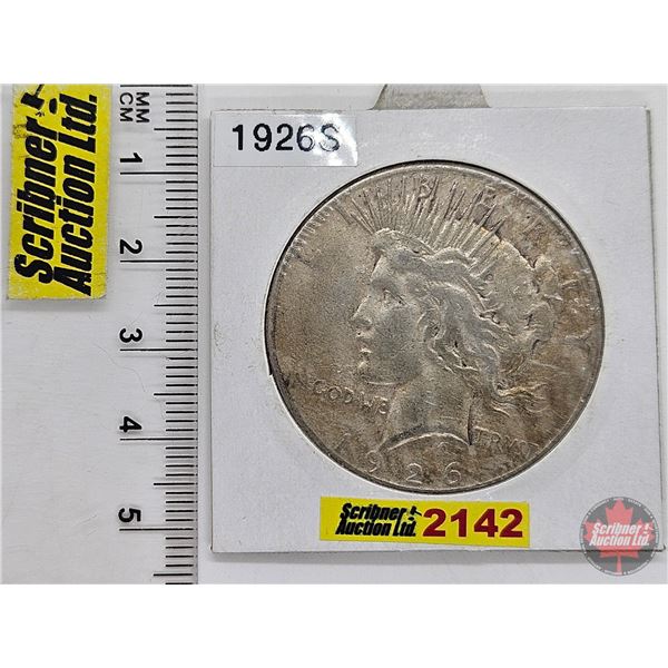 USA Peace Dollar 1926S
