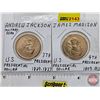 Image 1 : United States Mint's Presidential $1 Coins (2): 2008 Andrew Jackson & 2007 James Madison